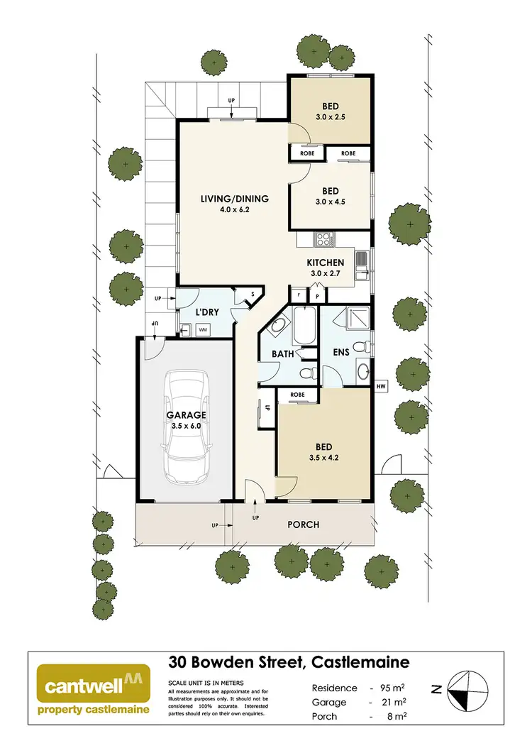 Floorplan of Homely house listing, 30 Bowden Street, Castlemaine VIC 3450