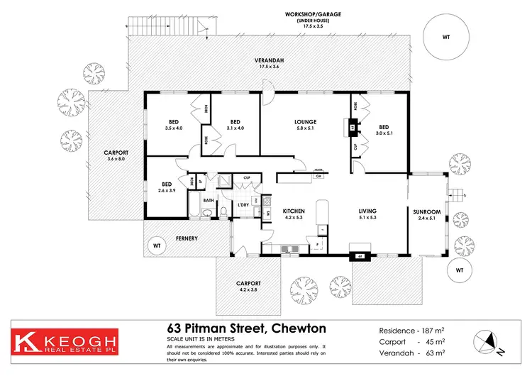 Floorplan of Homely house listing, 63 Pitman Street, Chewton VIC 3451