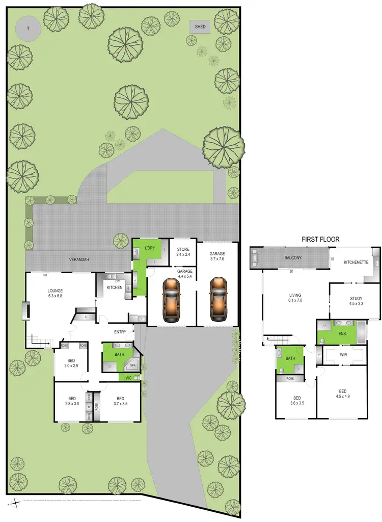 Floorplan of Homely house listing, 5 Eagleview Crescent, Bell Post Hill VIC 3215