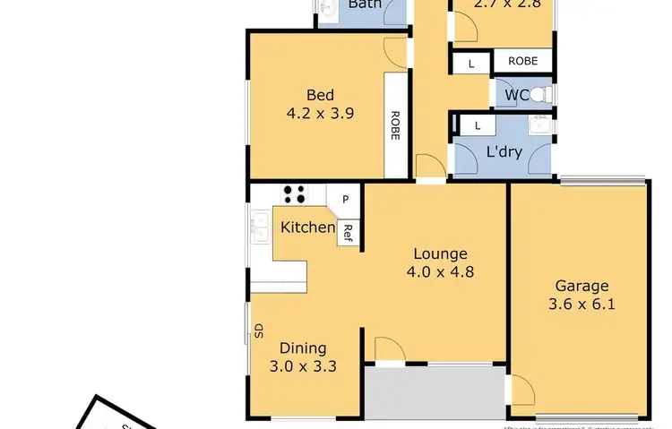 Floorplan of Homely house listing, 2/3 Callan Court, Norlane VIC 3214