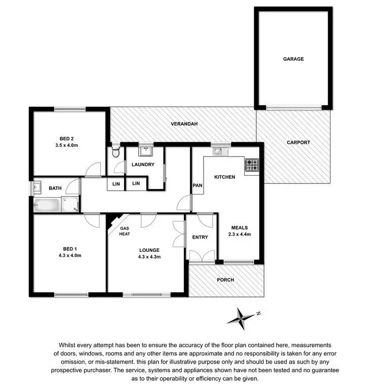 Floorplan of Homely house listing, 1A Keegan Street, Mount Gambier SA 5290