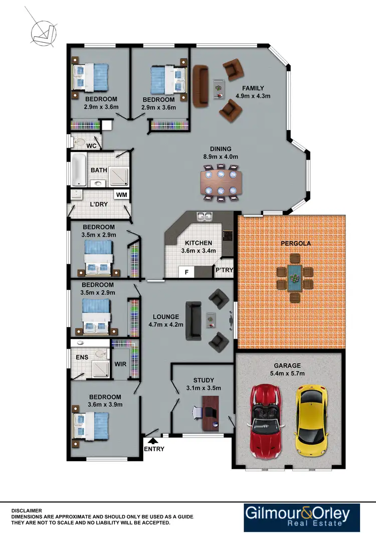 Floorplan of Homely house listing, 23 Carlisle Crescent, Kellyville NSW 2155