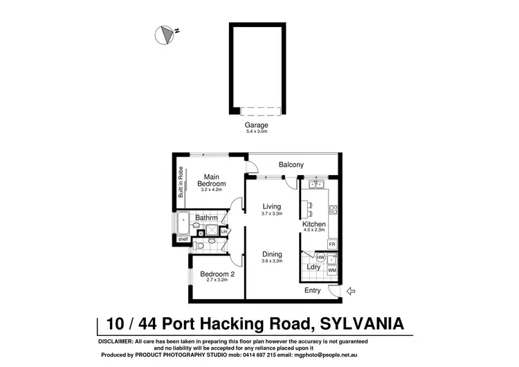 Floorplan of Homely apartment listing, 10/44 Port Hacking Road, Sylvania NSW 2224