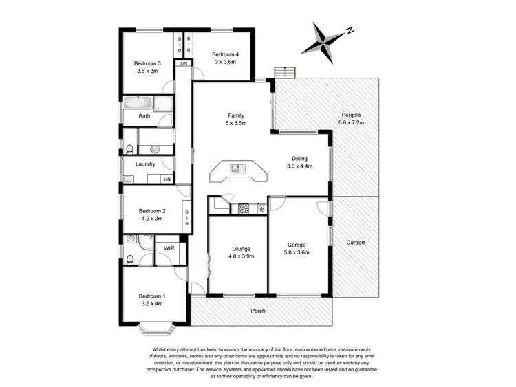 Floorplan of Homely house listing, 37 DALKEITH DRIVE, Mount Gambier SA 5290