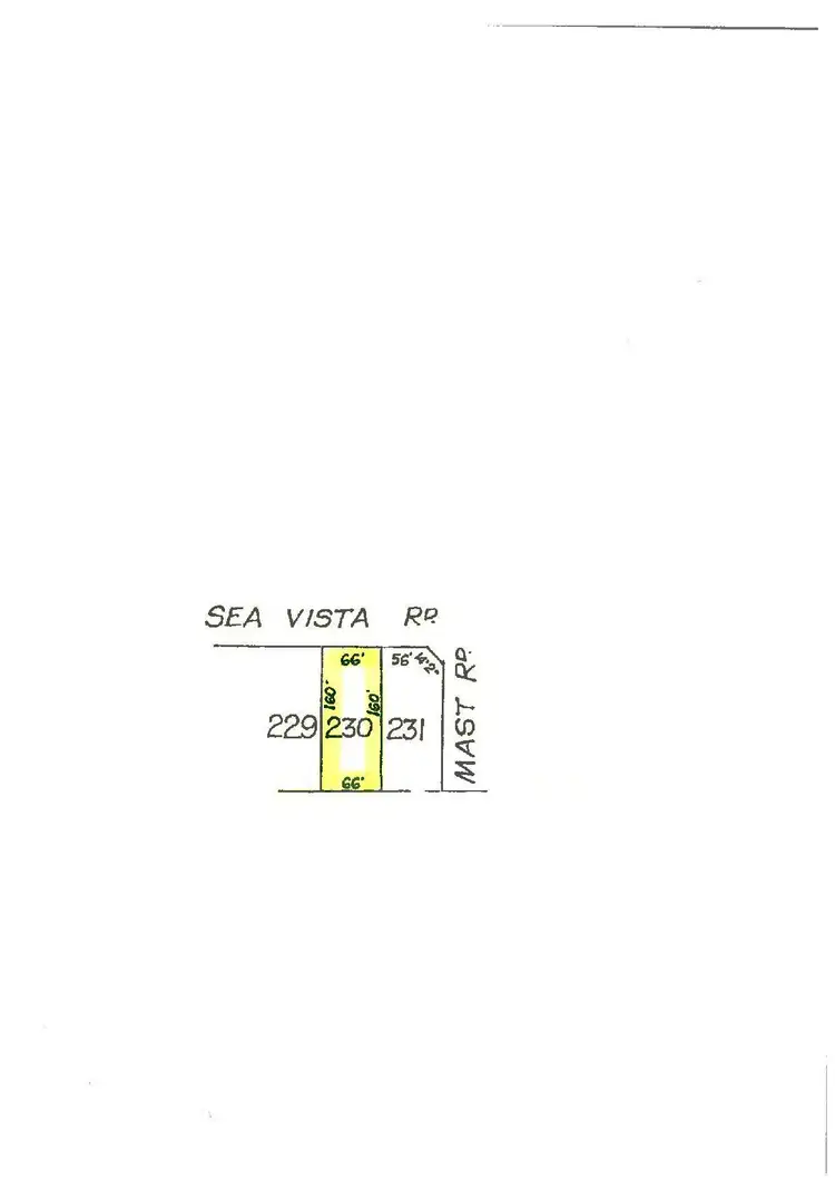 Floorplan of Homely land listing, LOT 230 Sea Vista Road, Nepean Bay SA 5223