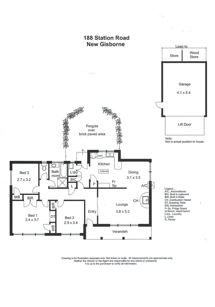 Floorplan of Homely house listing, 188 Station Road, New Gisborne VIC 3438