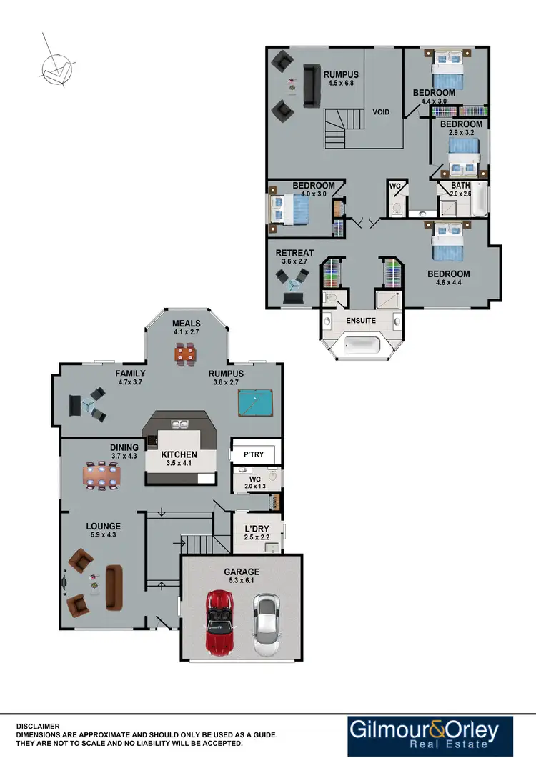 Floorplan of Homely house listing, 17 Friendship Avenue, Kellyville NSW 2155
