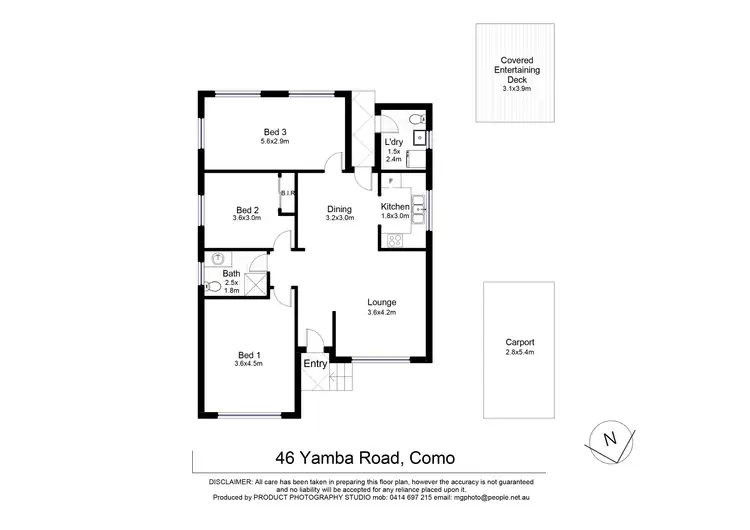 Floorplan of Homely house listing, 46 Yamba Road, Como NSW 2226