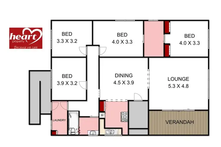 Floorplan of Homely house listing, 4 Cartledge Way, Sale VIC 3850