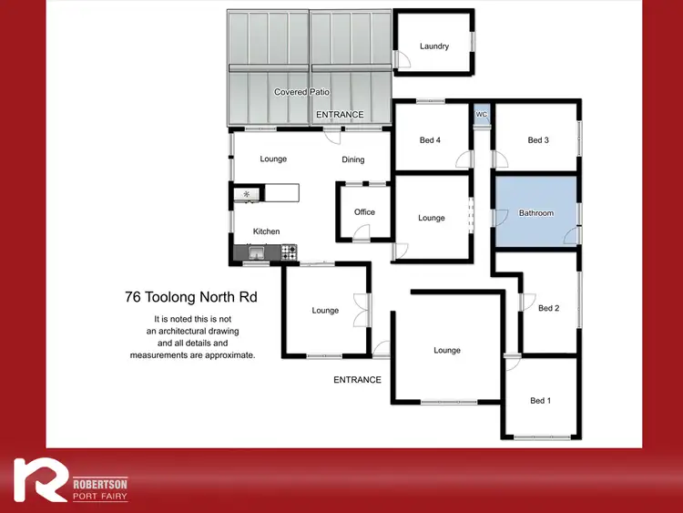 Floorplan of Homely house listing, 76 Toolong Road North, Toolong VIC 3285