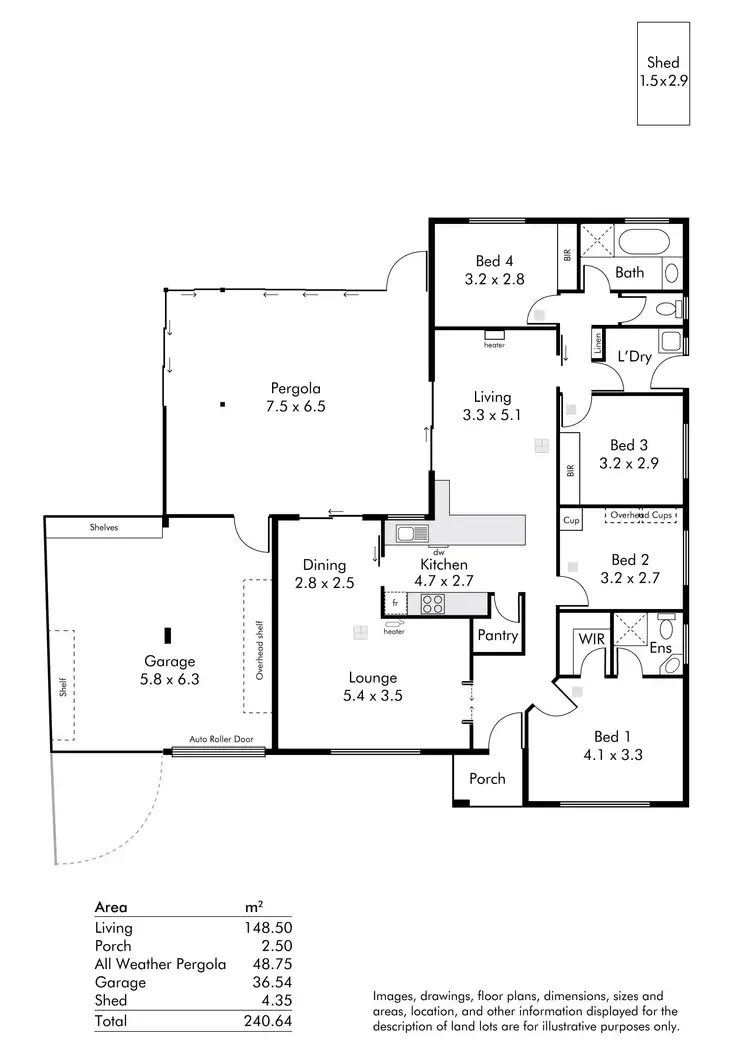 Floorplan of Homely house listing, 27 Jacqueline Avenue, Woodcroft SA 5162
