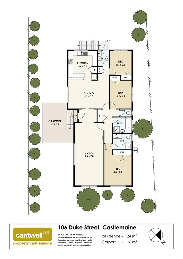 Floorplan of Homely house listing, 106 Duke Street, Castlemaine VIC 3450