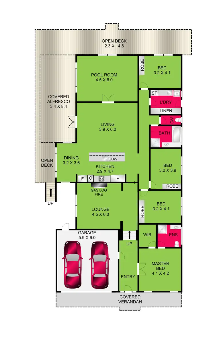 Floorplan of Homely house listing, 28 The Court, Leopold VIC 3224