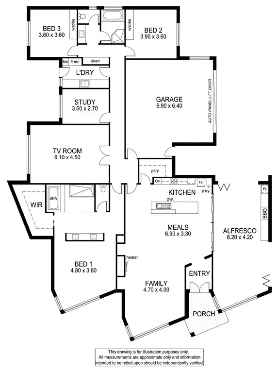 Floorplan of Homely house listing, 10 DAWN COURT, Mount Gambier SA 5290