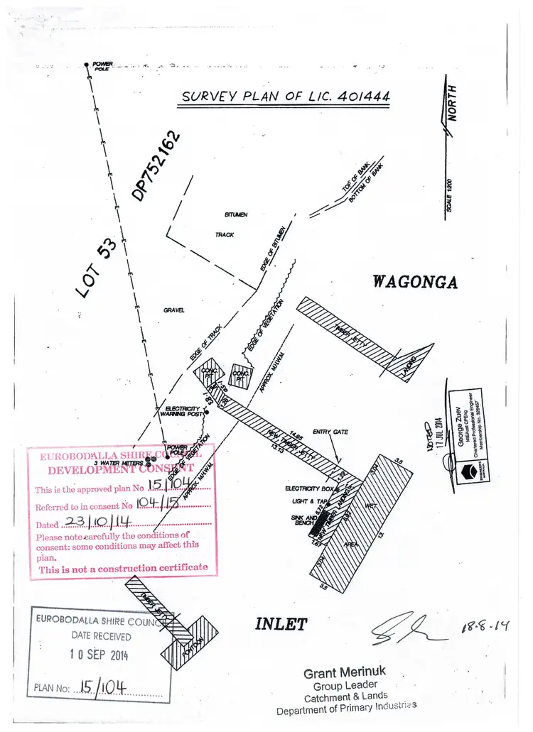 Floorplan of Homely land listing, Jetty Mill Bay, Narooma NSW 2546