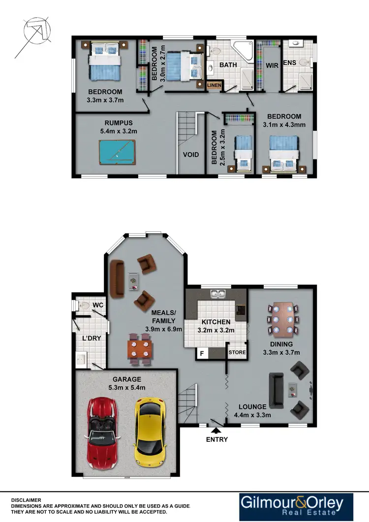 Floorplan of Homely house listing, 7 Tanners Way, Kellyville NSW 2155