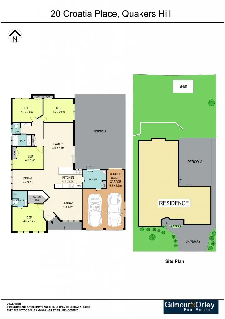 Floorplan of Homely house listing, 20 Croatia Place, Quakers Hill NSW 2763