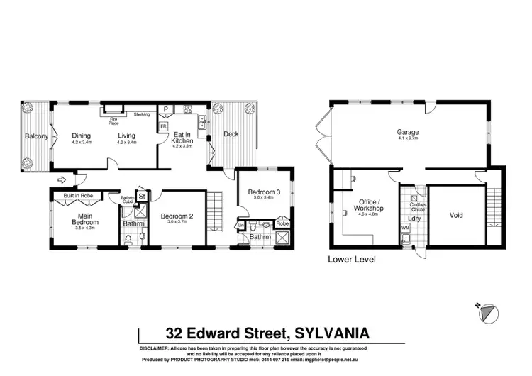 Floorplan of Homely house listing, 32 Edward Street, Sylvania NSW 2224