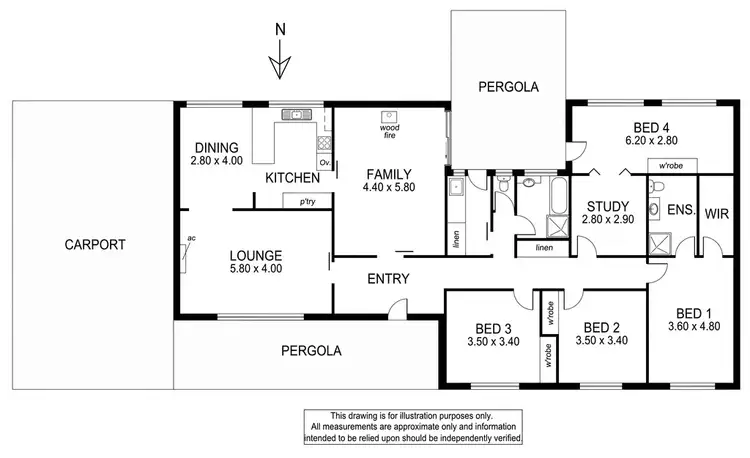 Floorplan of Homely rural property listing, 584 BUCHANAN ROAD, Worrolong SA 5291