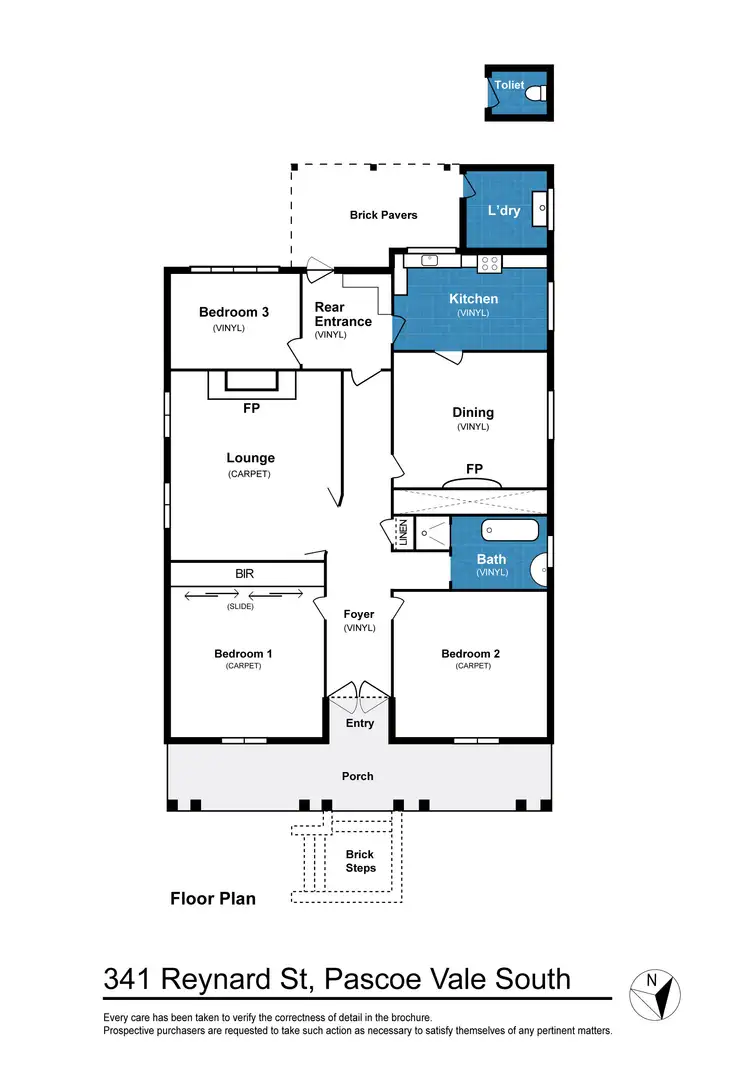 Floorplan of Homely house listing, 341 Reynard Street, Pascoe Vale South VIC 3044