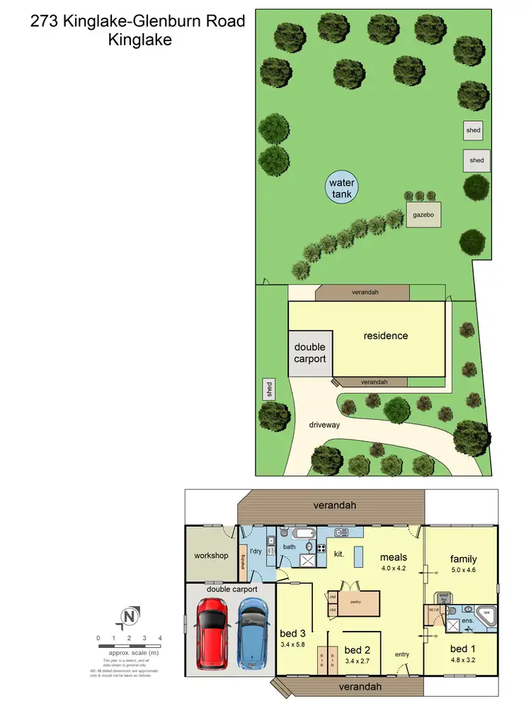 Floorplan of Homely house listing, 273 Kinglake-Glenburn Road, Kinglake VIC 3763
