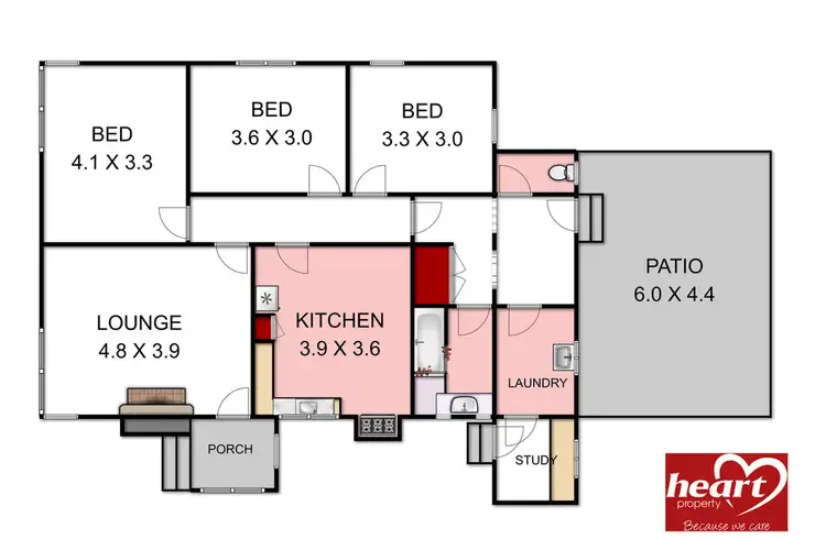 Floorplan of Homely rural property listing, 1607 Sale Heyfield Rd, Denison VIC 3858