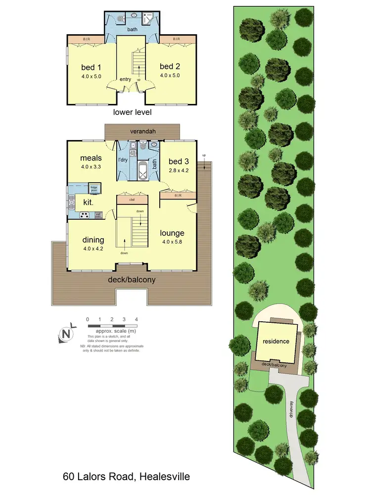 Floorplan of Homely house listing, 60 Lalors Road, Healesville VIC 3777