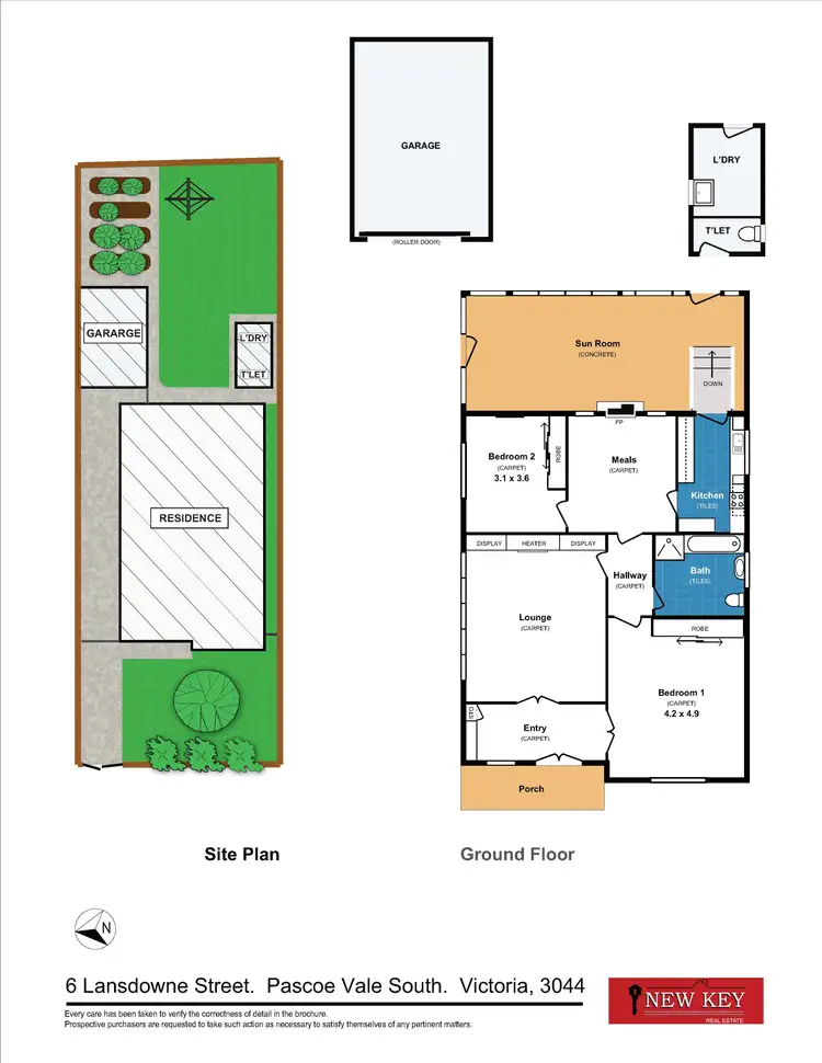 Floorplan of Homely house listing, 6 Lansdowne Street, Pascoe Vale South VIC 3044