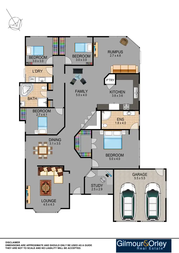Floorplan of Homely house listing, 24 Kinaldy Crescent, Kellyville NSW 2155