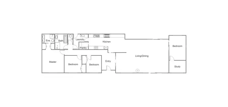 Floorplan of Homely house listing, 1286 Mansfield-Woods Point Road, Mansfield VIC 3722
