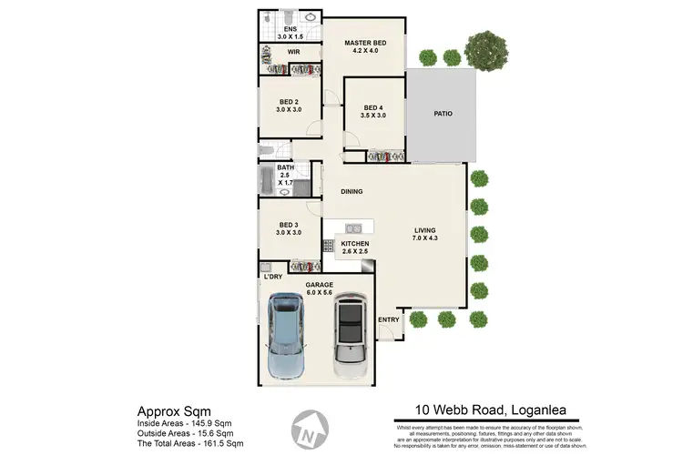 Floorplan of Homely house listing, 10 Webb Road, Loganlea QLD 4131