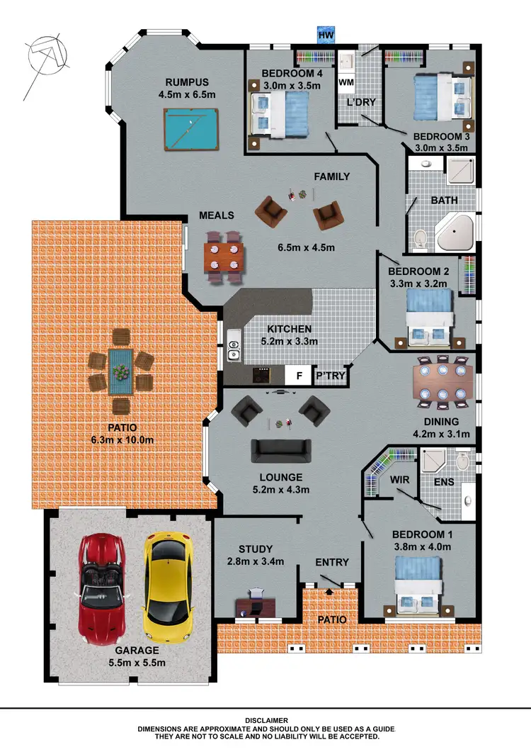 Floorplan of Homely house listing, 5 Cunningham Parade, Kellyville NSW 2155