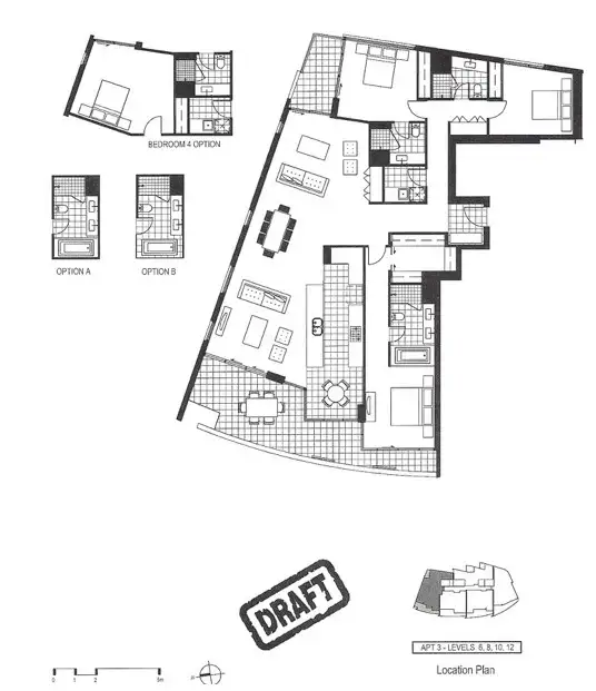 Floorplan of Homely apartment listing, 803/21 Bow River, Burswood WA 6100