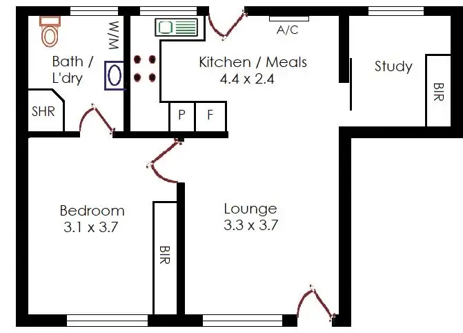 Floorplan of Homely unit listing, 5/15 Galway Avenue, Marleston SA 5033