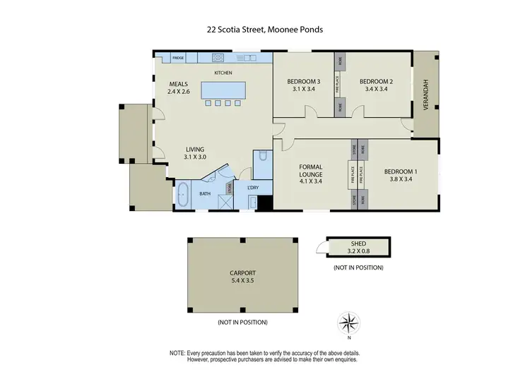 Floorplan of Homely house listing, 22 Scotia Street, Moonee Ponds VIC 3039