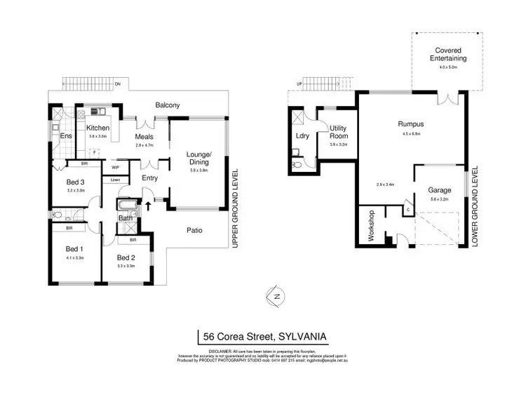 Floorplan of Homely house listing, 56 Corea Street, Sylvania NSW 2224