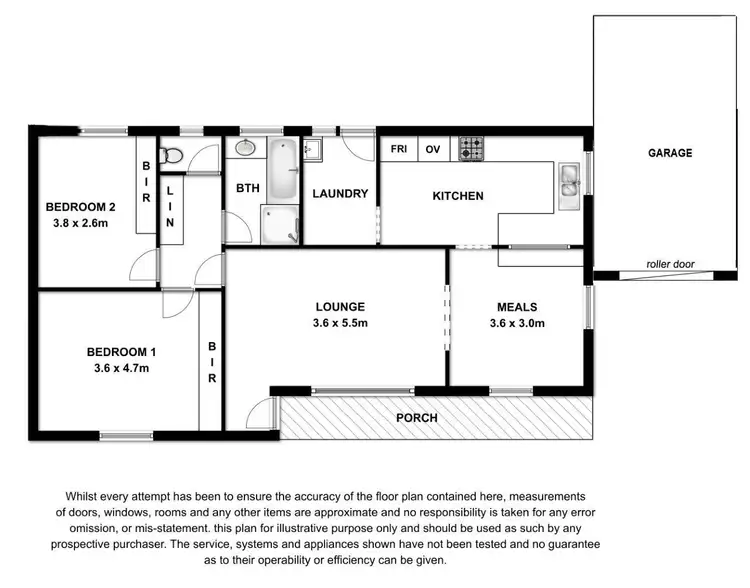 Floorplan of Homely unit listing, 8/89 Crouch Street South, Mount Gambier SA 5290