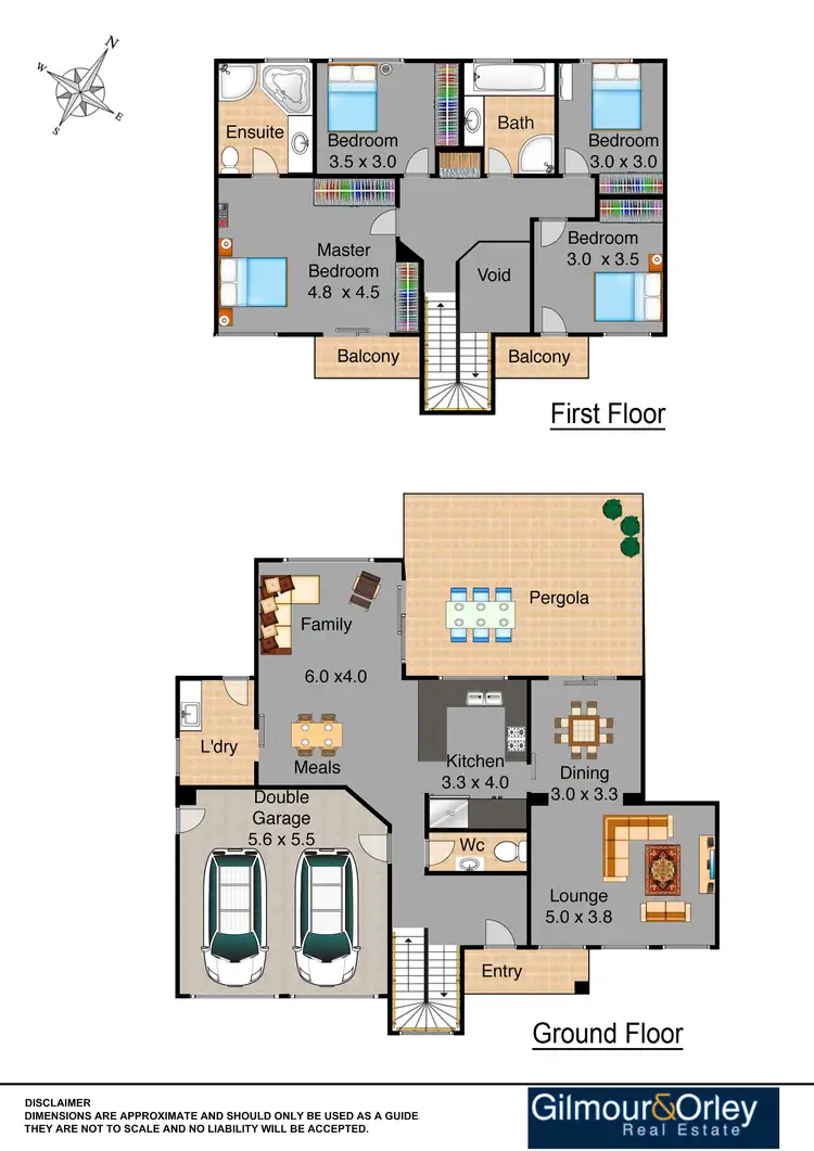 Floorplan of Homely house listing, 13 Kristy Court, Kellyville NSW 2155