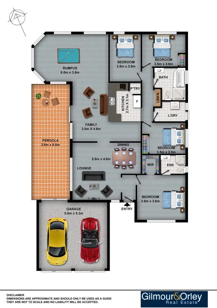Floorplan of Homely house listing, 16 Martens Circuit, Kellyville NSW 2155