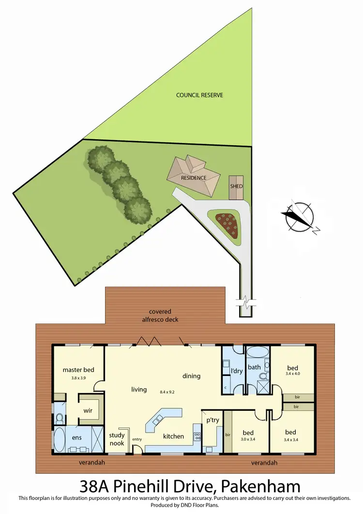 Floorplan of Homely house listing, 38a Pinehill Drive, Pakenham VIC 3810