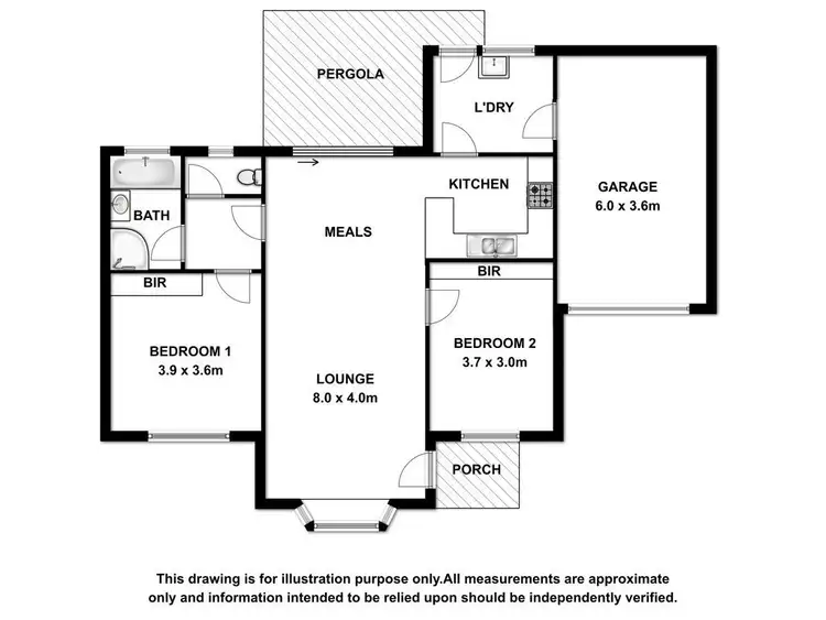 Floorplan of Homely block of units listing, 1-6 75-77 Penola Road, Mount Gambier SA 5290