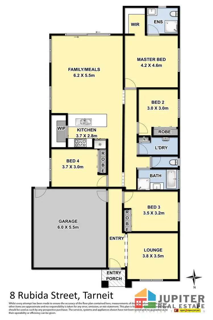 Floorplan of Homely house listing, 8 Rubida Street, Tarneit VIC 3029
