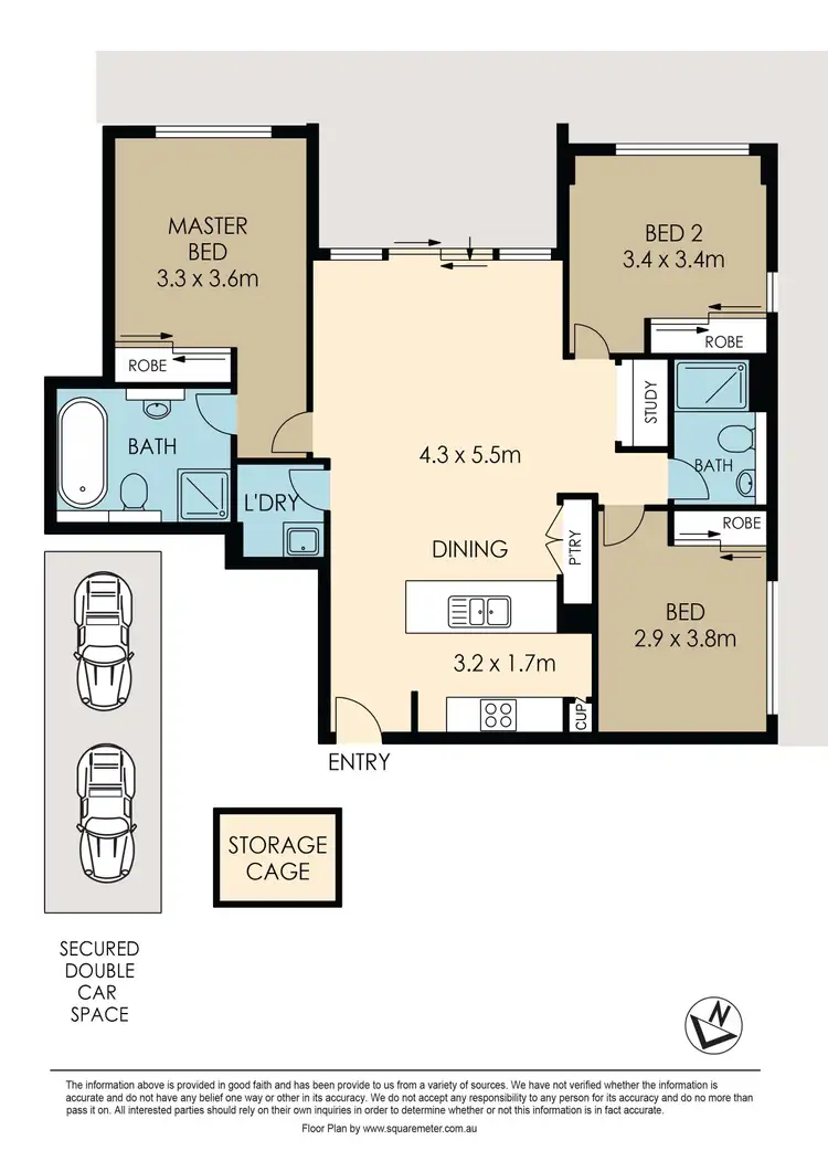 Floorplan of Homely unit listing, 64/79 Macpherson Street, Warriewood NSW 2102