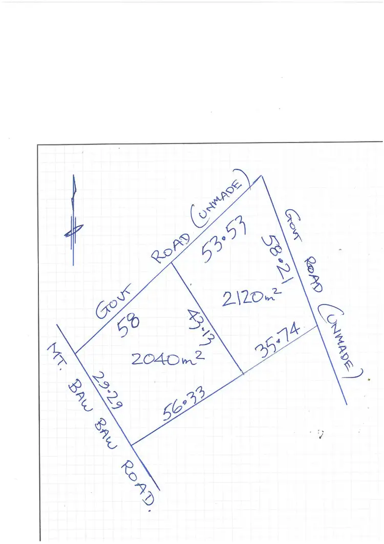 Floorplan of Homely land listing, 495 Mount Baw Baw Road, Noojee VIC 3833