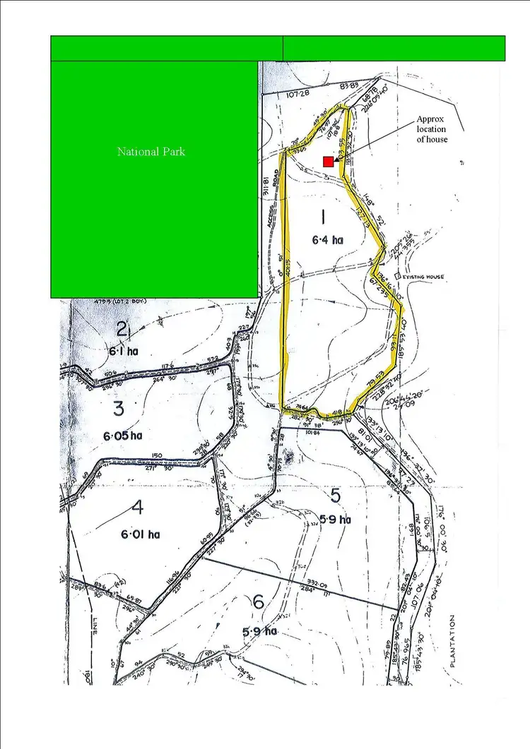 Floorplan of Homely rural property listing, Lot 1, 277 Mill Road, Goonengerry NSW 2482