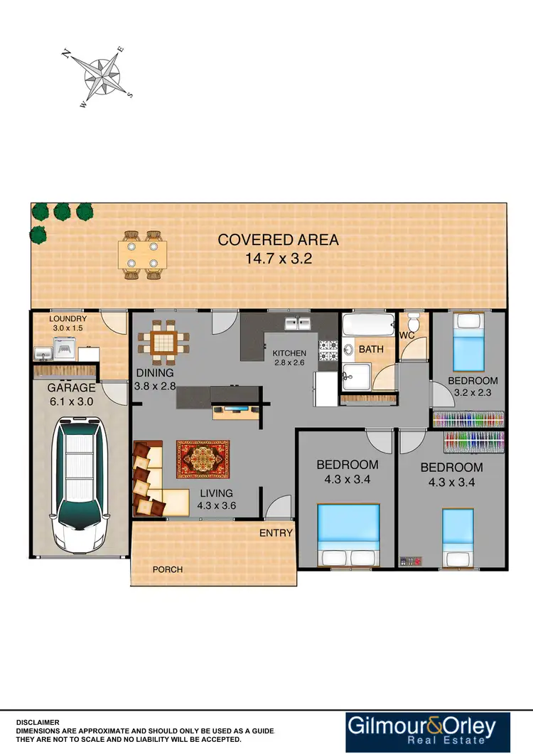 Floorplan of Homely house listing, 10 Gurner Place, Kellyville NSW 2155