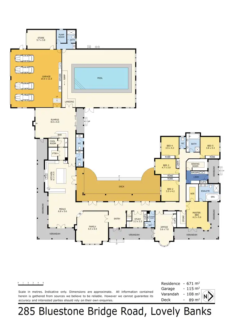 Floorplan of Homely rural property listing, 285 Bluestonebridge Road, Lovely Banks VIC 3213