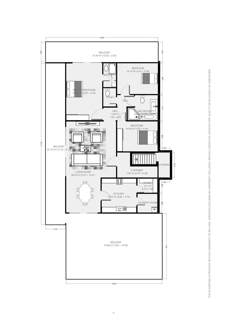 Floorplan of Homely apartment listing, 13/1 Gallagher Drive, Goonellabah NSW 2480