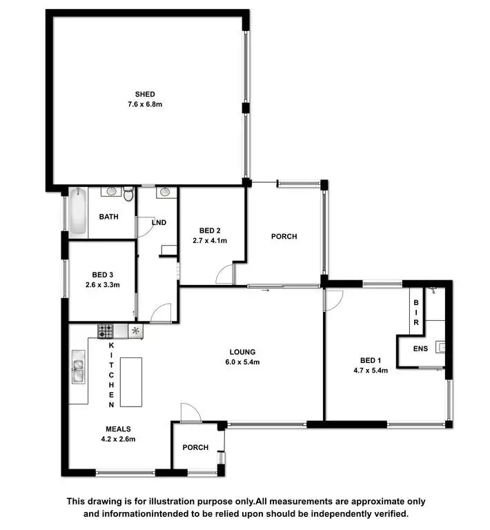 Floorplan of Homely house listing, 18 Elizabeth Street, Port Macdonnell SA 5291