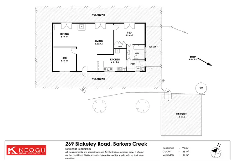 Floorplan of Homely house listing, 269 Blakeley Road, Barkers Creek VIC 3451